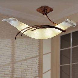 Sil-Lux Designer ceiling light ROMA 30 copper red