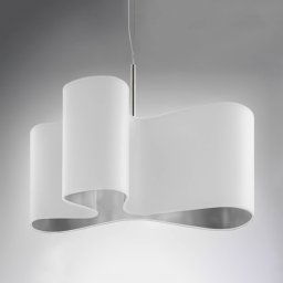 Sil-Lux Mugello pendant light in white-grey
