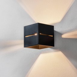 SOLLUX LIGHTING Wall light Top up/down, black body