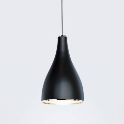 Serien Lighting serien.lighting One Eighty L pendant light, Ø 16 cm, black