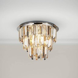 Searchlight Clarissa ceiling light with crystals