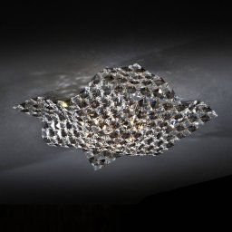 Schuller Valencia Wall and ceiling light Satén, crystal, 41 cm