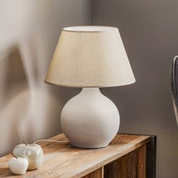 ONLI Sfera table lamp, height 53 cm, cement/grey