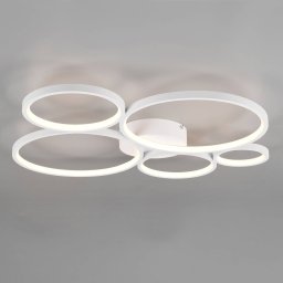 Trio Lighting Rondo LED ceiling lamp, matt white