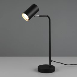 Trio Lighting Marley table lamp, black, height 45 cm, metal