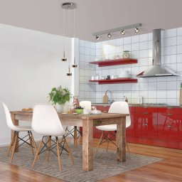 Top Light Puk Drop Trio pendant light, chrome, 3-bulb, G9