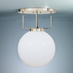 TECNOLUMEN Ceiling light made of brass, Bauhaus, 40 cm