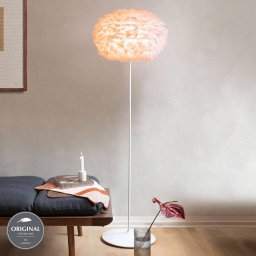 UMAGE Eos medium floor lamp pink, white frame