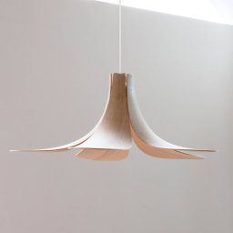 UMAGE Jazz hanging light oak suspension white