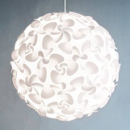 UMAGE Lora x-large hanging light Ø 75cm cord set white