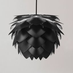 UMAGE Silvia medium pendant light, black, Ø 50 cm
