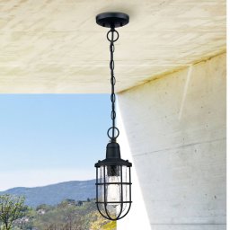 Westinghouse Crestview outdoor hanging light, cage
