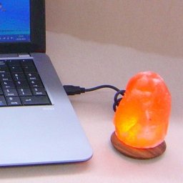 Wagner Life LED salt lamp Compus with USB for computer&Laptop