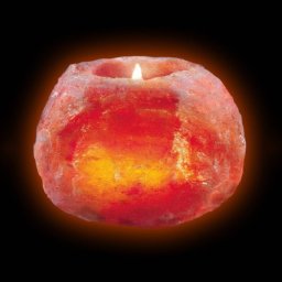 Wagner Life Salt crystal tealight holder, medium size 700 g