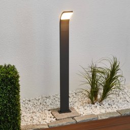 Lucande Timm LED path light, 100 cm, anthracite, metal, IP54