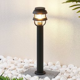 Lindby Alvaro bollard light, anthracite, 60 cm, IP44, E27
