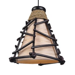 Woru Romy decorative pendant light with wood