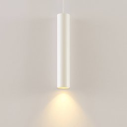 Arcchio Ejona pendant light, height 35 cm, white, aluminium