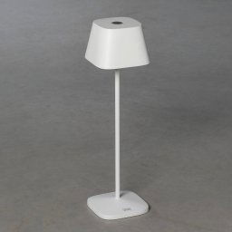 Konstsmide Capri LED table lamp for outdoors, white