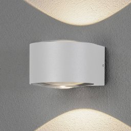 Konstsmide Gela LED outdoor wall light, up/down, white