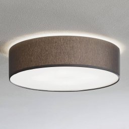 TK Lighting Rondo ceiling light, grey Ø 45 cm