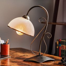 Luminex Antica table lamp in country house style, 1-bulb