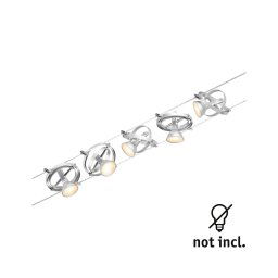 Paulmann Wire Cardan cable system 5-bulb 5m chrome