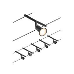 Paulmann Wire Salt cable system 5-bulb 5 m black