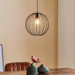 HELAM Cumera pendant light with cage shade, Ø 30 cm