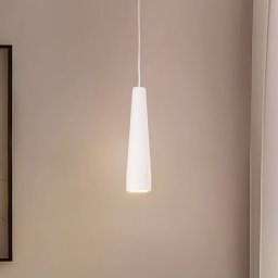 SOLLUX LIGHTING Lectra pendant light in ceramic with a conical shape