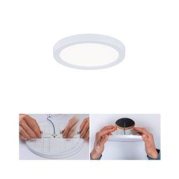 Paulmann Areo LED panel 4,000 K round white 11.8cm