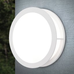 ORION Henry outdoor wall light Ø 30 cm white