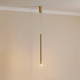 SIGMA Sopel Laser pendant light, 1-bulb, gold