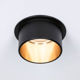 Paulmann Gil LED recessed black matt/gold