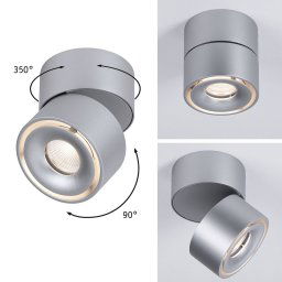 Paulmann Spircle LED downlight matt chrome