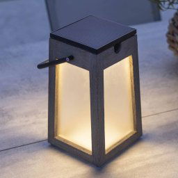 Les Jardins Tecka LED solar lantern portable, Duratek 25 cm