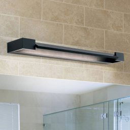 ORION LED mirror light Marilyn in black, width 60cm