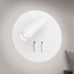 ORION Lenny LED wall light with 2 light sources, white