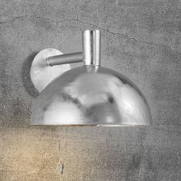 Nordlux Outdoor wall light ARKI chrome seawater resistant Ø 35 cm