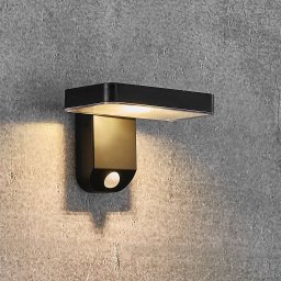 Nordlux Rica Square LED solar wall light, angular