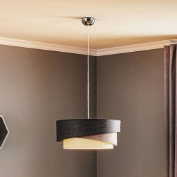 Euluna Kobo pendant light, graphite/grey/white