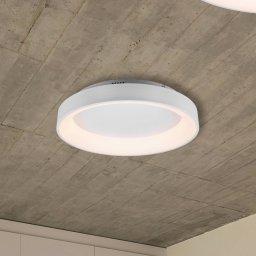 Trio Lighting Girona LED ceiling light, remote control, white