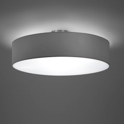 Trio Lighting Hotel ceiling light, matt nickel/grey, Ø 50 cm