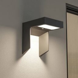 Arcchio Dynorma LED outdoor wall lamp with sensor