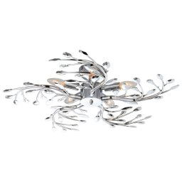 Globo Flash ceiling light made of metal, chrome, Ø 65 cm