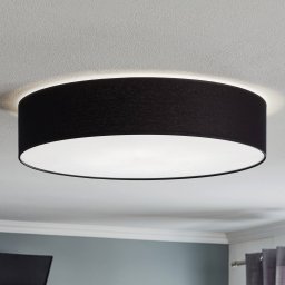 TK Lighting Rondo ceiling light, dark grey Ø 60 cm