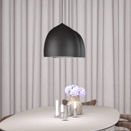 FRITZ HANSEN Suspence P2 hanging Ø 38.5 cm, black