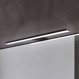 Ebir LED mirror light Pandora, matt black, 45.8 cm