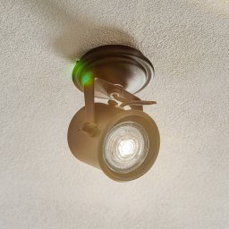 Argon Canico ceiling spotlight, 1-bulb, black