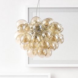 Maytoni Balbo pendant light in yellowish brown